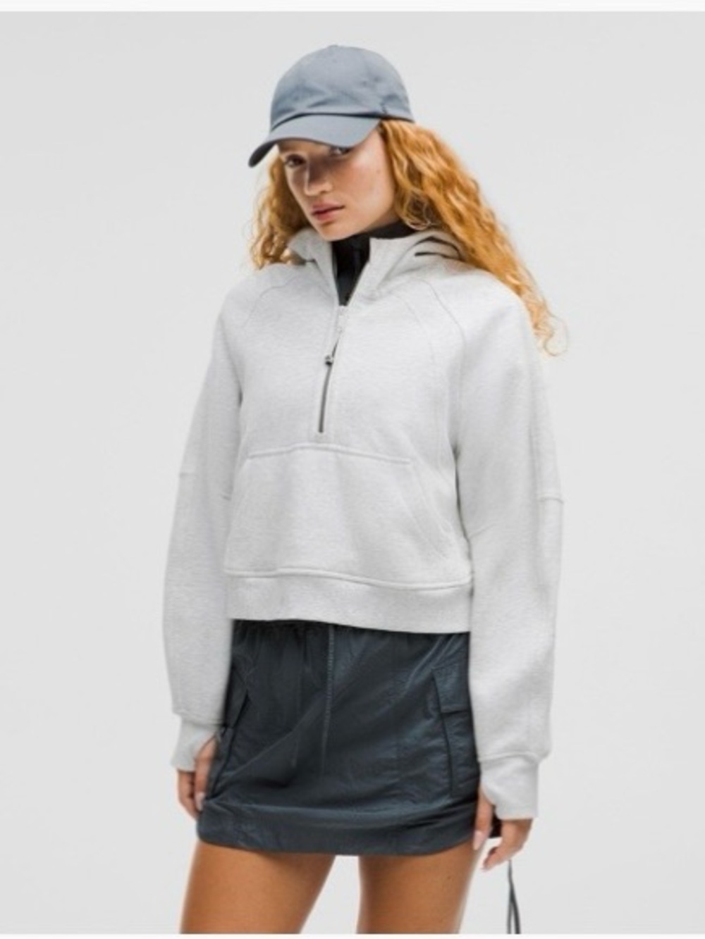 🩶LULULEMON SCUBA OVERSIZED HALF-ZIP HOODIE🩶